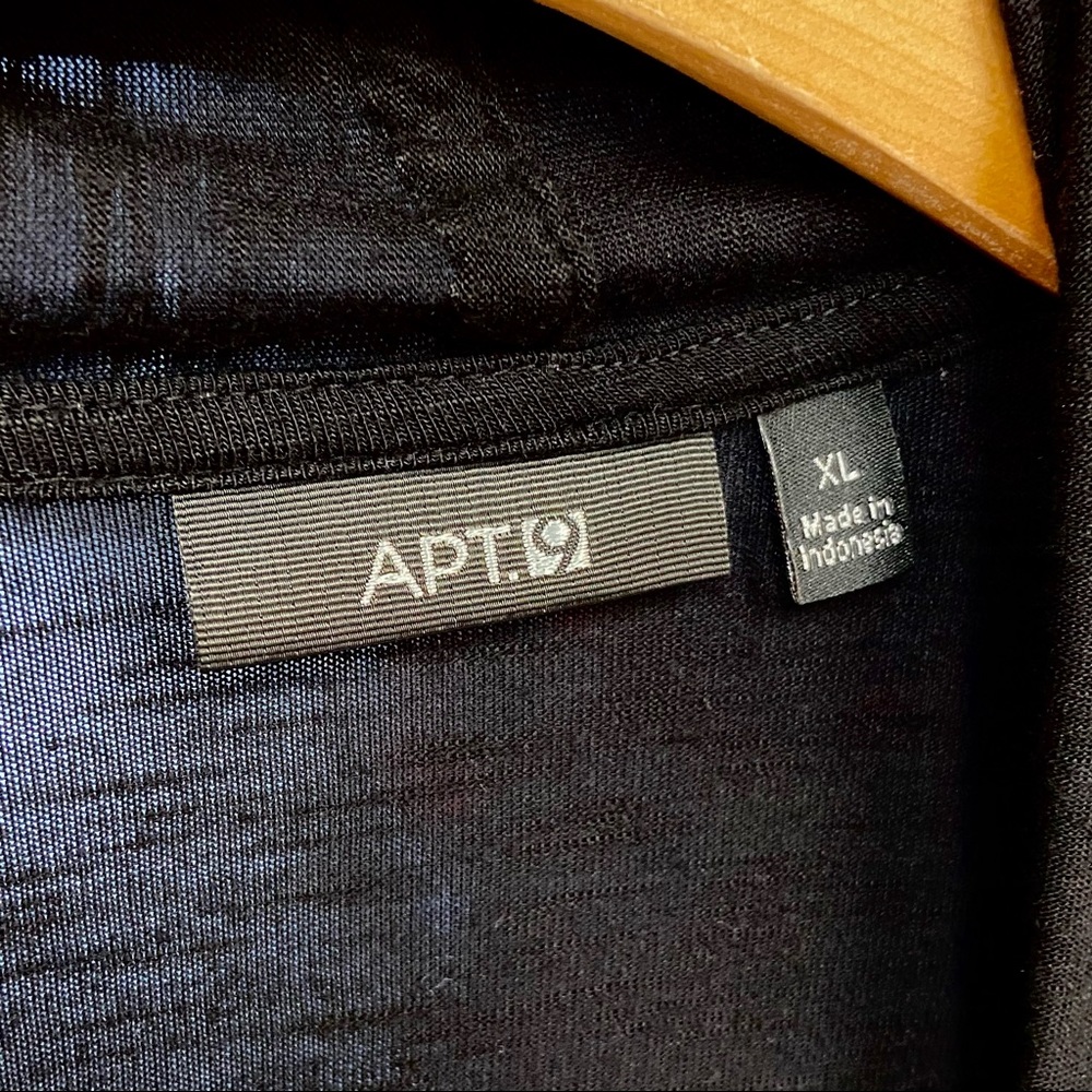 APT 9 Cute Black Knit Jacket/Sweater - Picture 4 of 8